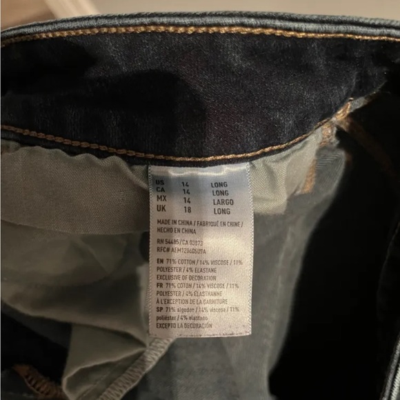 American Eagle Jeggings - Size 14 Long Regular Rise - Picture 6 of 6
